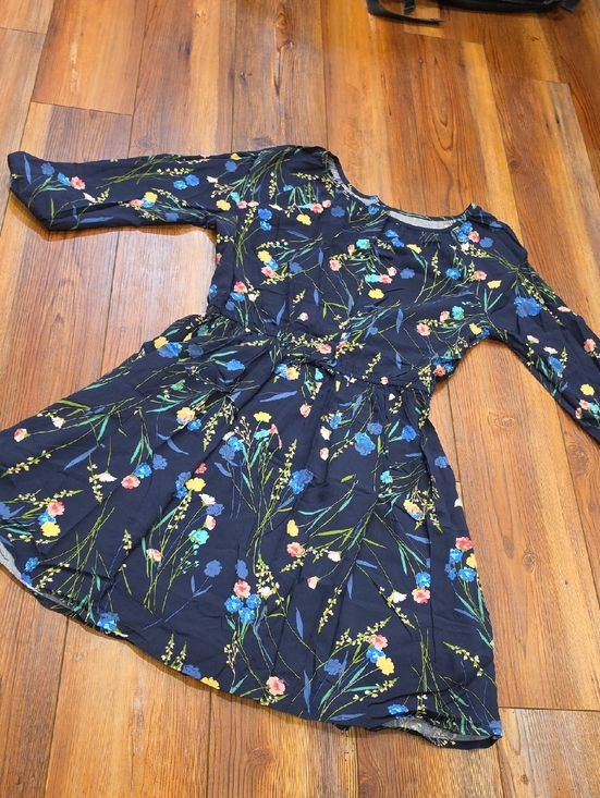 GAP Other - 🆕 GAP Navy Floral Dress with Blue Yellow Pink Flowers